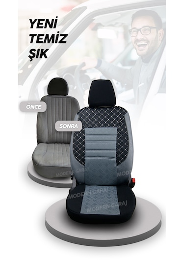 Fiat Albea Tipo Linea Palio Egea Tempra Full Set Gofrajlı Gri