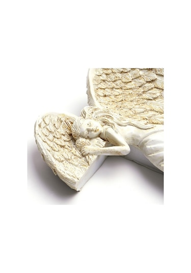 Fortunelane Saçma Resin Mavi Yanaçlı Melek Kapı Çerçevesi Dekorasyonu - Oturma Odası, Yatak Odası, Ofis Dekoru, Misafir Memnun Ed