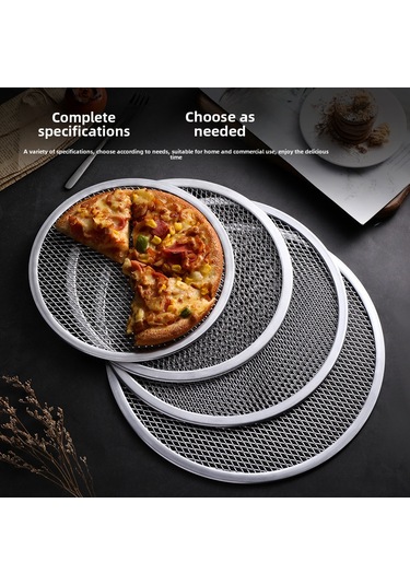 Reedark 9 İnç 22.9 Cm Kalın Alüminyum Pizzalık - Ticari Kullanıma Uygun, Kaymaz Yüzeyli, Isı Dağıtımı İyi Fırın Aleti