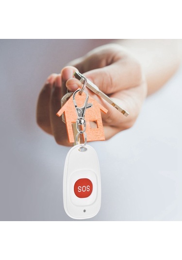 Acil Panik Kablosuz Sos Acil Durum Düğmesi Alarmı