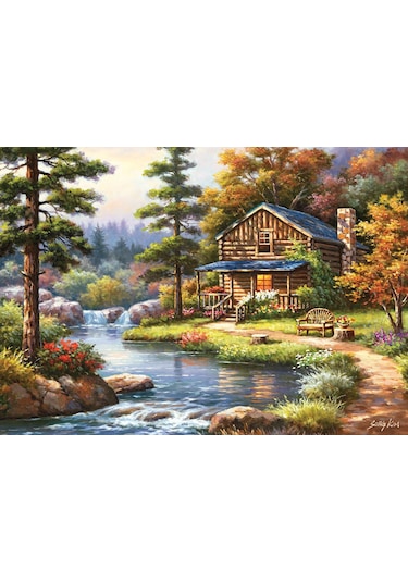 Yappuzz Dağ Evi 1000 Parça Puzzle