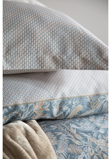 Çift Kişilik Tammy Bej Yatak Örtülü Nevresimli Set Bej