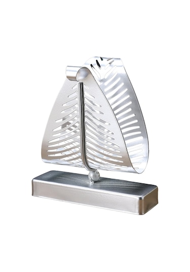 Homyl Peçetelik Tezgah Üstü Mendil Rafı Dikey Metal Kağıt Gümüş