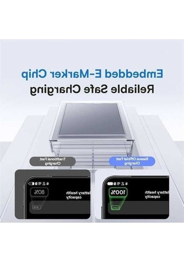 Zyzqstore 2 Metrelik Baseus 100w Hızlı Display Usb-a Type-c Şarj Kablo, Pazly, Uzunluk:2m, Usb-a Type-c, Şarj Kablosu