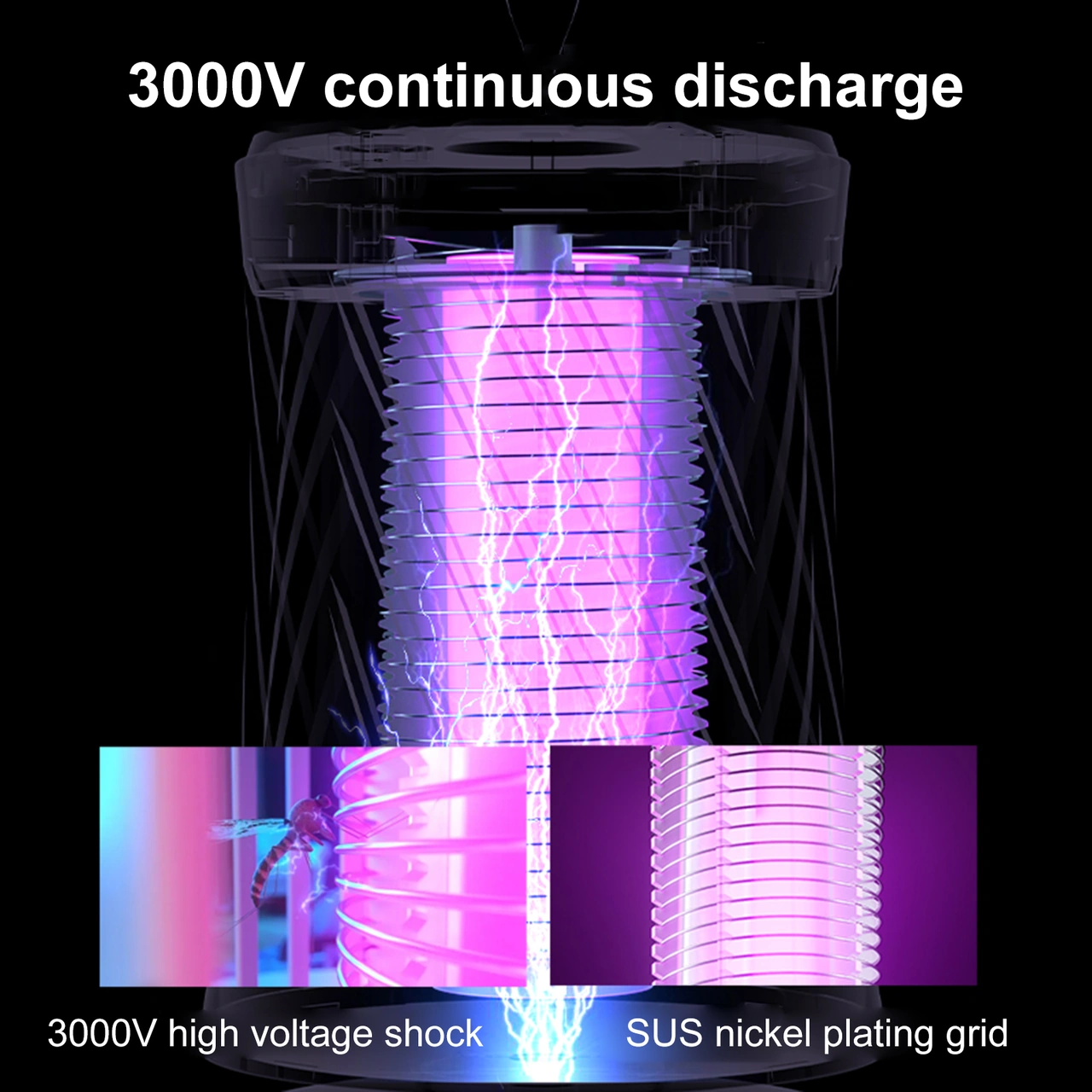 Xindoker Ev İçi Elektrikli Kovucu: 365nm Mor Işık Ve Nefes Simülasyonu İle Çok Yönlü Avlama, Isınma Lambası Fonksiyonu, İç Batarya, Gri Renk