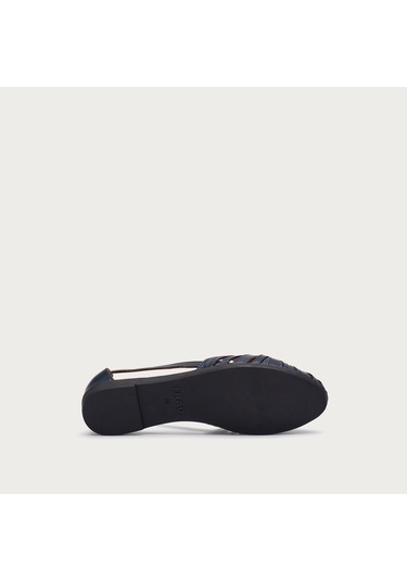 Navy Sandalet Kadın 03m4 Frau Feather Lacivert
