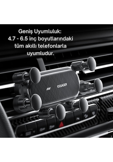 Essager Örümcek Tipi Yeni Nesil Havalandırma Araç İçi Telefon Tutucu Araç Tutucu 360 Döner Başlık