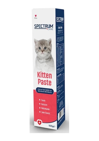 Spectrum Kitten Paste Yavru Kediler İçin Multivitamin Malt Macunu 100 G