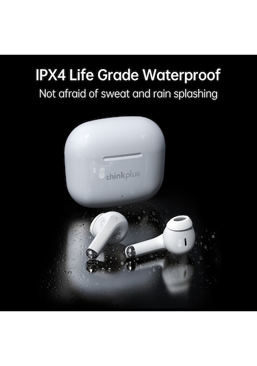 Kangvka Lenovo Lp40 Pro Kablosuz Bluetooth Kulaklık, Spor İçin Yarı Kulak İçi Tasarım, Uzun Pil Ömrü, Beyaz Stk İngilizce Sinyal Versiyonu