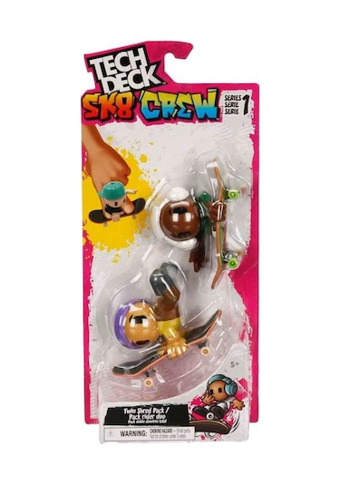 6071054 Tech Deck Sk8 Crew Tekli Paket Pembe