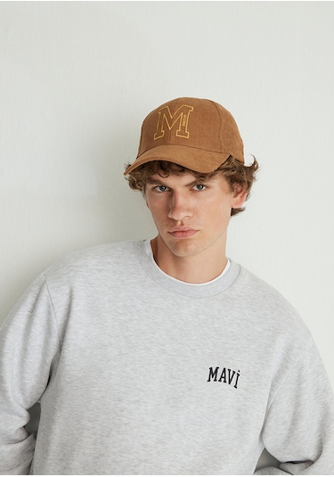 Mavi - Mavi Logo Baskılı Gri Sweatshirt 0611716-85438 Gri