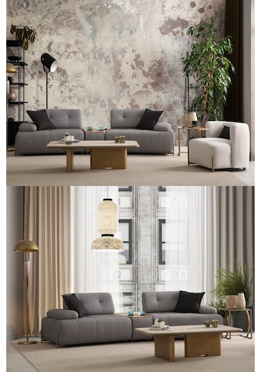 Lima Koltuk Takımı 3+3+1+1+piyon Çok Renkli