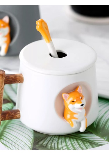 Todrink Büyük Sevimli Çay Ve Kahve Kupası 350ml 222126376 Beyaz