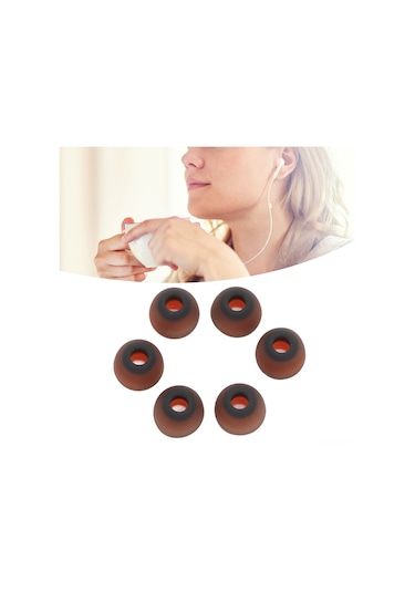 Kosona 3 Çift Silikon Ve Hafıza Köpük Hibrit Kulak Ucu: Ses Yalıtımı Ve Performansı Artırır, Temizliği Kolay, 4.5-6mm Kulaklıklar İçin Uyumlu Diğer