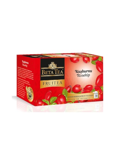 Beta Tea Kuşburnu Karışık Bitki & Meyve Poşet Çay 20 x 2.5 G