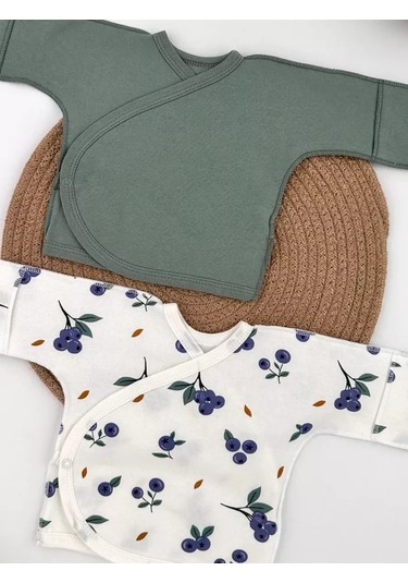 Svetik Yenidoğanlar İçin Tüy İle Astarlanmış Bodyler 2'li Set 186948375 Wasabi