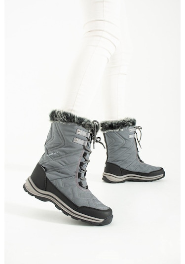 Hammer Jack Usoa Gri Bayan Su Geçirmez Kar Botu 20109 Gri