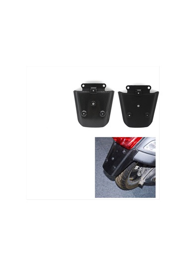 Xurunkeji Vespa Gts Gtv 300 6r Çamurluk Sıçrama Koruyucu Aksesuarları Karbon Fiber İçin Motosiklet Arka Çamurluk Uzatması Karbon Fiber