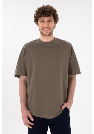 U.S. Polo Assn. Erkek Long Fit Bisiklet Yaka Vizon Basic Tişört 50305988-VR052 U.S. Polo Assn. Erkek Long Fit Bisiklet Yaka Vizon Basic Tişört 50305988-VR052
