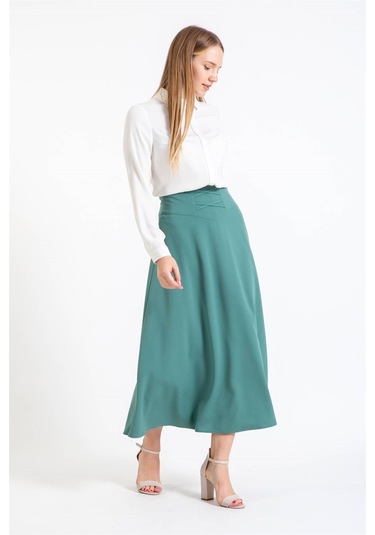 Kloş Etek Mint-mint Mint Yeşili