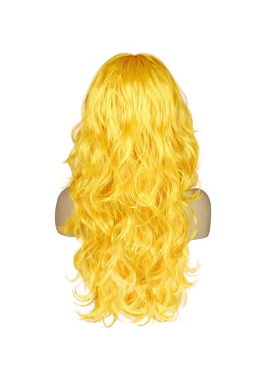 Riota Anime Sarı Uzun Dalgalı Peruk 171228324 Gri