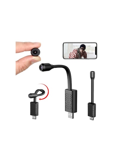Powermaster Pm-6243 Mını Wıfı Usb Ip Kamera V380 Pro Hareket Algılama