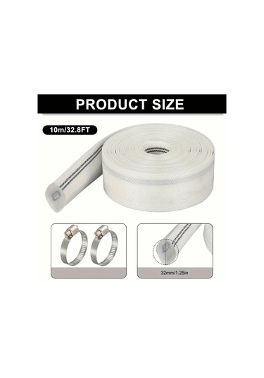 Willowhaven 50mm X 393.7in Dokuma Hortum Endüstriyel Sulama Bahçe Su Taşıma