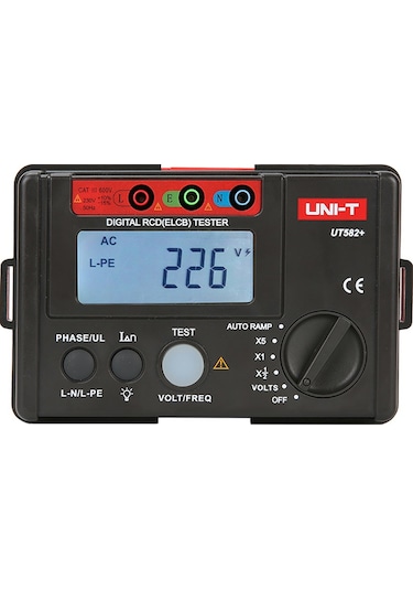 Unit Ut-582+ Dijital Rcd elcb Test Cihazı N11.18