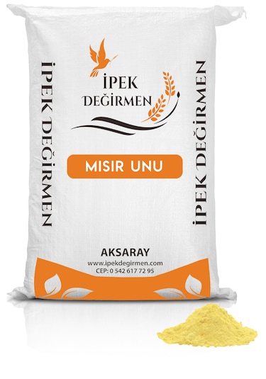 İpek Değirmen Mısır Unu Doğal Katkısız Glutensiz Taş Değirmen 2 KG
