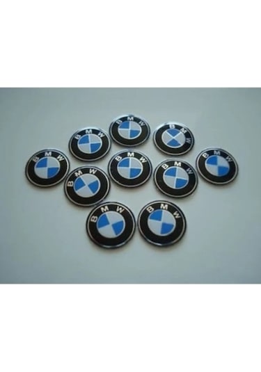 Bmw Araç Anahtar Logo Amblemi 11mm 4 Adet Damla Etiket