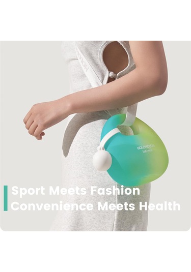 Silikon Pipetli 40 Oz Su Şişesi,% 100 Sızıntı Geçirmez, Ofis, Seyahat Ve Spor İçin Harika - Yeşil Ve Sarı Siyah-Yeşil