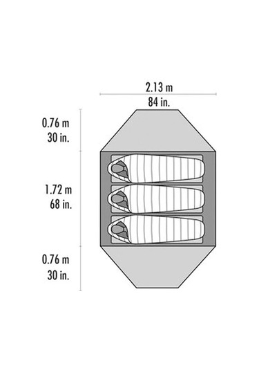 Msr Elixir 3 Kişilik Çadır Green Yeşil