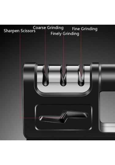 Sones Üç Aşamalı Mutfak Bileyici Çok Fonksiyonlu Mutfak Bıçağı Bileme Taşı