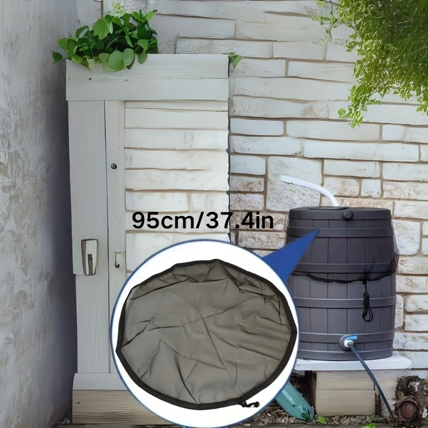 Xuweiwei 80cm Ayarlanabilir Yağmur Kovası File Kapak Bahçe Su Toplama