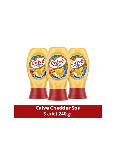 Sos Cheddar 240 Gr X3 Adet