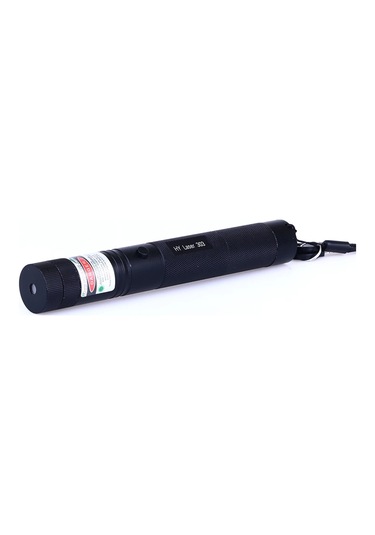 Şarjlı Yeşil Lazer Pointer 1000mw Bm-520 Açık Gri