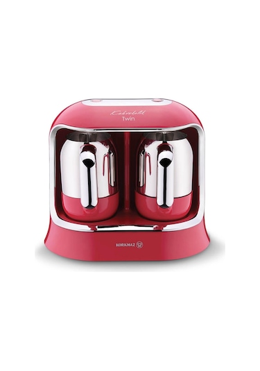 Korkmaz Kahvekolik Twin A861-07 Vivakrom Kahve Makinesi