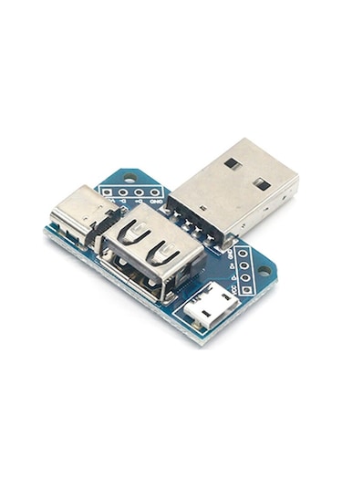USB Soket Çevirici Kart Usb Type C Micro Usb Erkek Dişi USB Cep
