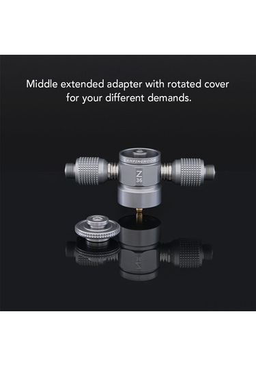 Tongxida 3 Lü Kamp Gazı Adaptörü - Hafif, Dayanıklı, Çok Renkli Yapı Çok Renkli