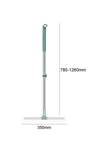 Xiyyadms "pratik Silikonlu Yer Süpürgesi - 180 Ayarlanabilir Uzatma Sapı İle Hızlı Ve Kolay Temizlik" Yeşil