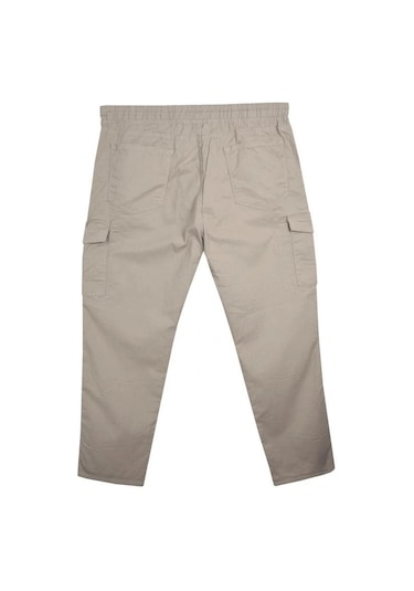 Kargo Cepli 100 Kilo-180 Kilo Arası Için Uygun Erkek Büyük Beden Gabardin Pantolon Taş Kargo Cepli 100 Kilo-180 Kilo Arası Için Uygun Erkek Büyük Beden Gabardin Pantolon Taş