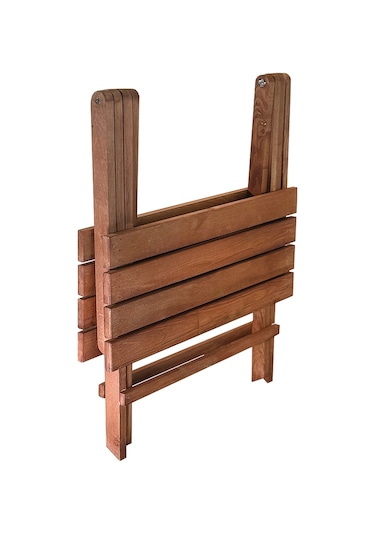 Weblonya Ahşap Bahçe Masası Katlanır Balkon Masası 2205