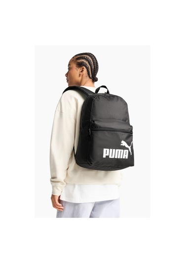 Puma Phase Unisex 22 L Sırt Çantası Siyah - Beyaz