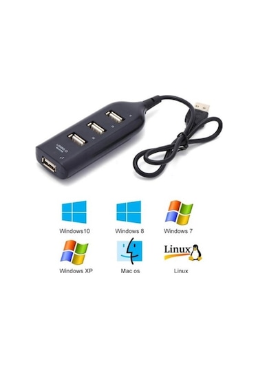SpeedUF 4 Port Usb Hub Çoğaltıcı Switch Splitter