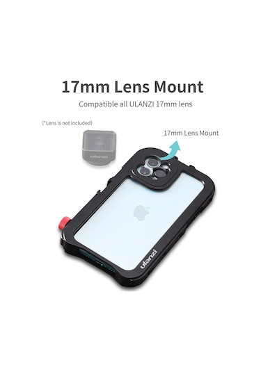 Ulanzi  Apple Uyumlu iPhone 11 Pro Metal Vlog Çerçeve