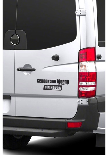 Gerçekten İğrenç Bir Hayat Araç Sticker 21x29 Cm, Oto Sticker, Araba Sticker