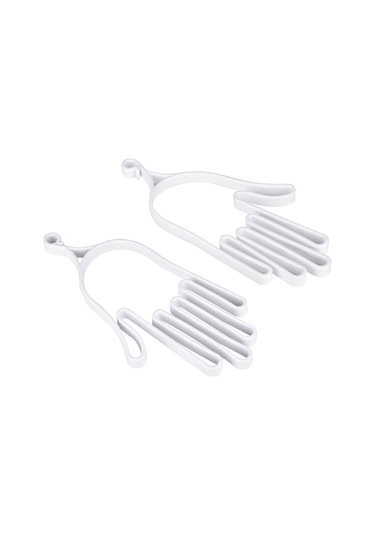 Geeksen Golf Eldiven Tutucu Abs Malzeme Eldiven Şekli Koruyucu Ve Kurutucu Aksesuar Beyaz, 2 Adet Beyaz