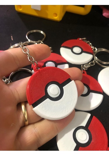 Pokemon Anahtarlık 3d Baskı 1 Adet