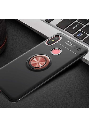 Xiaomi Redmi Note 6 Pro Kilif Yüzüklü Magnetli Ravel Case 392473510