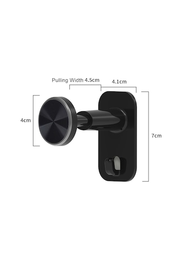 Maiyame Beyaz Abs Kulaklık Tutucu - 4.5cm Uzatılabilir, Delme Yok, Otomatik Yapışkan, Bilgisayar/ Kulaklık İçin